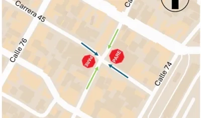 Uno de los cambios de prelación vial implementados por el Distrito. 