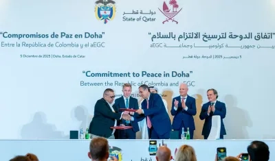 Imagen del anuncio del acuerdo.