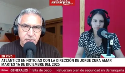 Transmisión de Atlántico en Noticias.