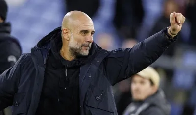 Pep Guardiola, técnico del Manchester City.