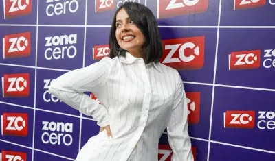 Aida Cortés en la redacción de Zona Cero.