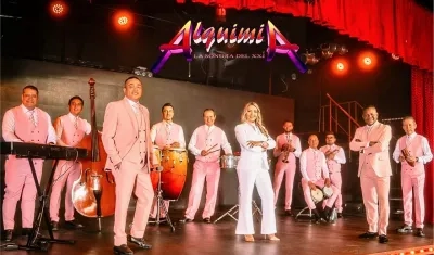 Grupo Alquimia en una de sus presentaciones.