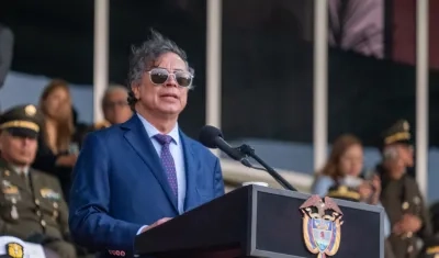 El Presidente Gustavo Petro.