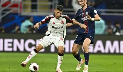 Jorge Carrascal en acción de juego.