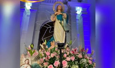 Imagen de la Inmaculada Concepción. 