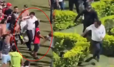 Agresión a José Augusto Cadena.