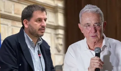 Andrés Forero y Álvaro Uribe.