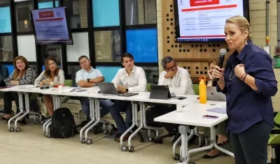 Cecilia Arango, secretaria de Planeación del Atlántico.