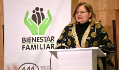 Astrid Cáceres, directora del ICBF.