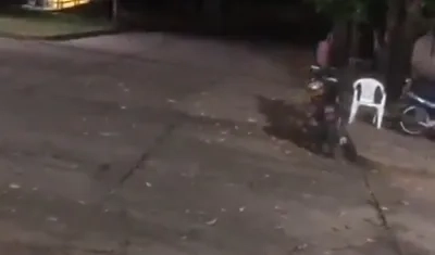 Inmediaciones del ataque armado.