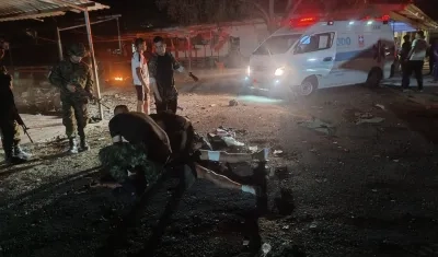 Ataque a base en Aguachica.