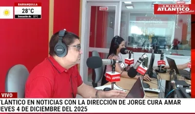 Transmisión de Atlántico en Noticias.