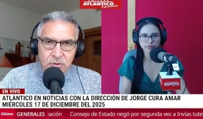 Transmisión de Atlántico en Noticias.
