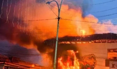 Lugar del ataque en Balboa.