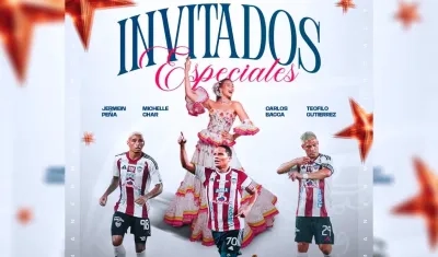 Invitación de los Caimanes de Barranquilla.