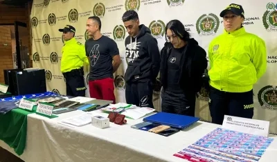 Tres de los 19 capturas, fueron detenidos en Medellín. 