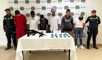 Las capturadas fueron realizadas en diligencias de allanamiento en varios puntos del Atlántico. 