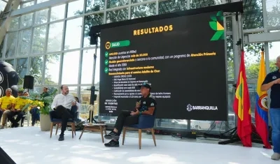 El Alcalde de Barranquilla, Alex Char.