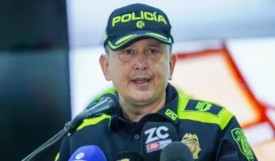 Coronel Miguel Camelo, comandante de la Policía Metropolitana de Barranquilla.