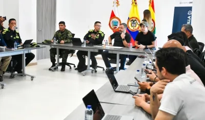 Consejo de seguridad previo a la celebración de la Navidad en Barranquilla. 