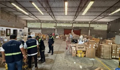 Imagen de los operativos realizados este viernes en Barranquilla.