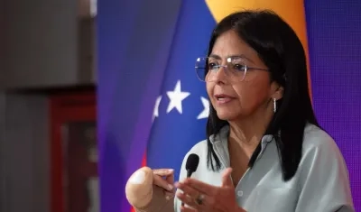 Delcy Rodríguez, vicepresidenta de Venezuela.
