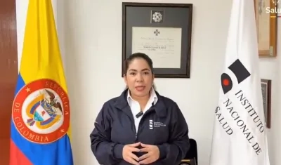 Diana Marcela Pava, directora del Instituto Nacional de Salud.