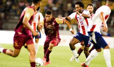 Didier Moreno durante la final de vuelta.