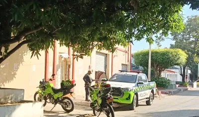 Lugar donde hicieron los disparos esta tarde en el barrio Boston. 