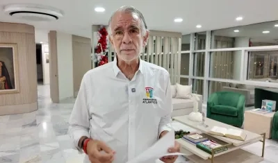 Eduardo Verano, gobernador del Atlántico.