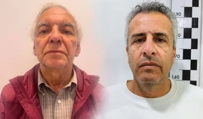 Exministros de Hacienda, Ricardo Bonilla; y del Interior, Luis Fernando Velasco. 