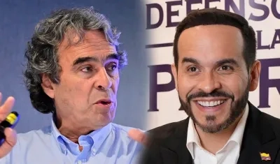 Sergio Fajardo y Abelardo De La Espriella.