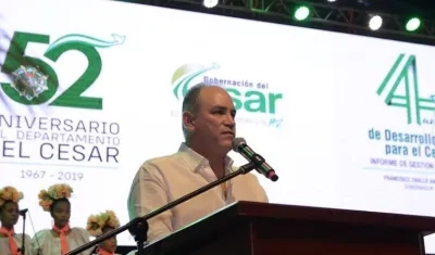 Exgobernador del Cesar, Francisco Ovalle Angarita.