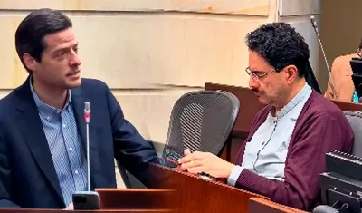 Mauricio Gómez Amín e Iván Cepeda.