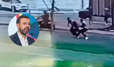 El Alcalde de Bogotá, Carlos Fernando Galán, y el momento del asesinato de Jean Claude Bossard.