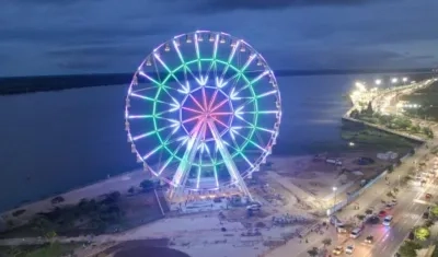 La Luna del Río en el Gran Malecón. 