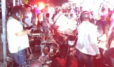 Lugar donde ocurrió el ataque sicarial. 