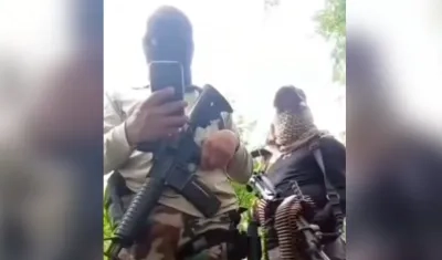 Integrantes del grupo armado que amenaza a 'Costeños' y 'Pepes'