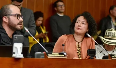 Congresista Isabel Zuleta. 