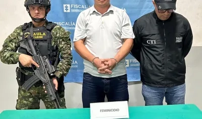 Jheisson Jair Mercado Rangel en poder de las autoridades.