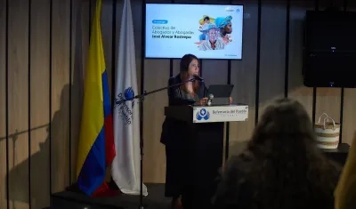 La Defensora del Pueblo en un acto público esta semana