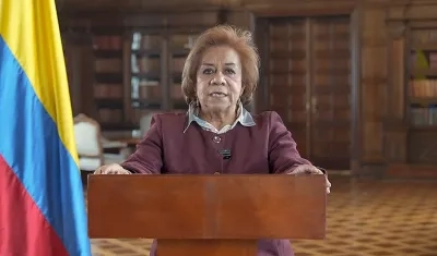 La canciller Rosa Villavicencio.