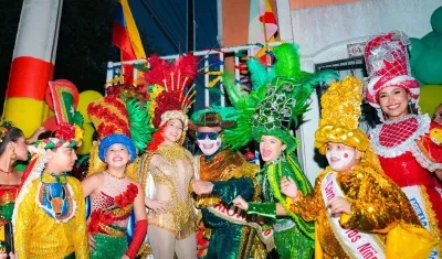 La monarquía carnavalera en la celebración de los 150 años del Congo Grande