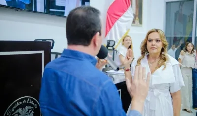 La Contralora Leydy Viviana Mojica Peña.