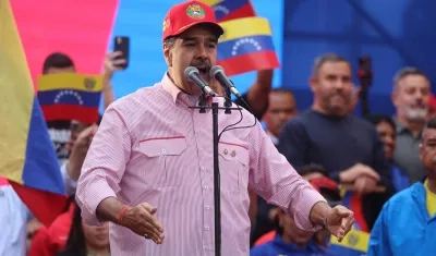 El Presidente de Venezuela, Nicolás Maduro.