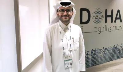 El portavoz del Ministerio de Exteriores de Catar, Majed al Ansari