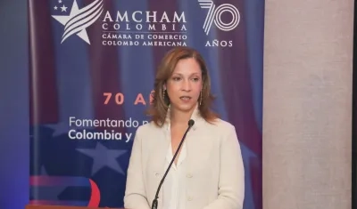 María Claudia Lacouture, presidente ejecutiva de la Cámara Colombo Americana.