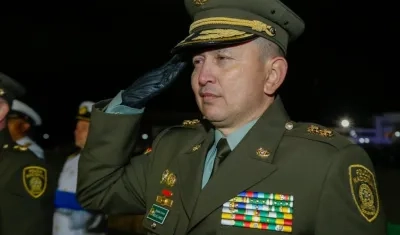 El recién ascendido Brigadier General Miguel Andrés Camelo Sánchez. 