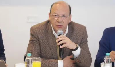 El Ministro de Hacienda, Germán Ávila.