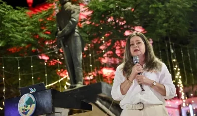 María Fernanda Rojas, ministra de Transporte. 